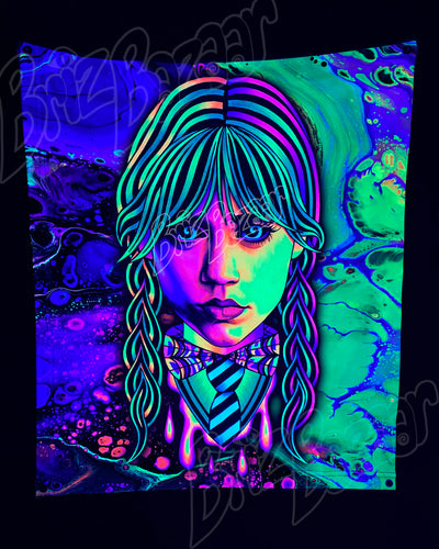 Custom Fluid UV Tapestry of Brizzday