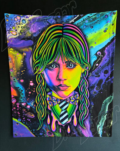Custom Fluid UV Tapestry of Brizzday