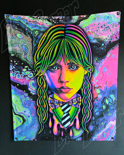 Custom Fluid UV Tapestry of Brizzday