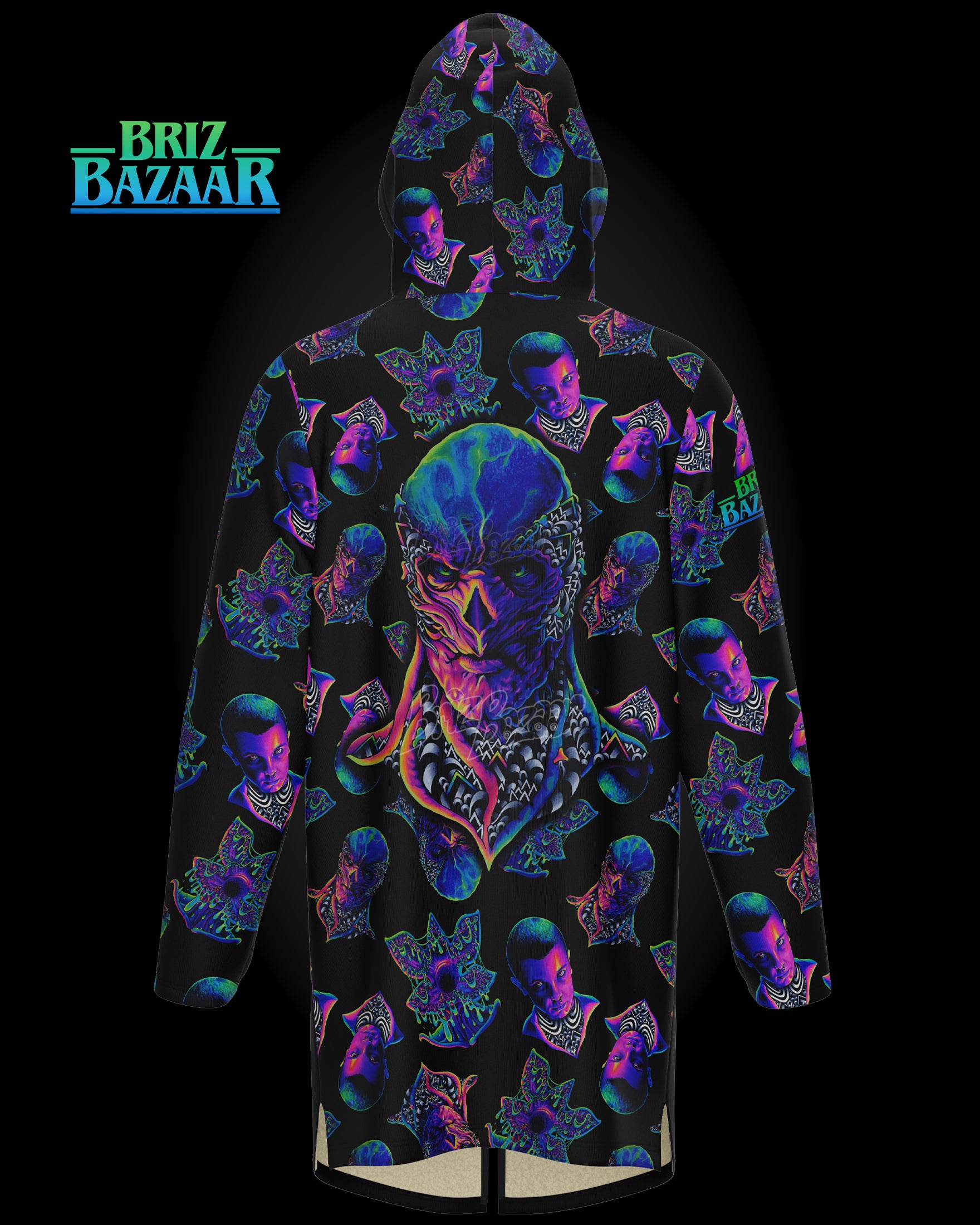 Zecnaar Cloak – Trippin Trio Psychedelic Streetwear – Brizbazaar