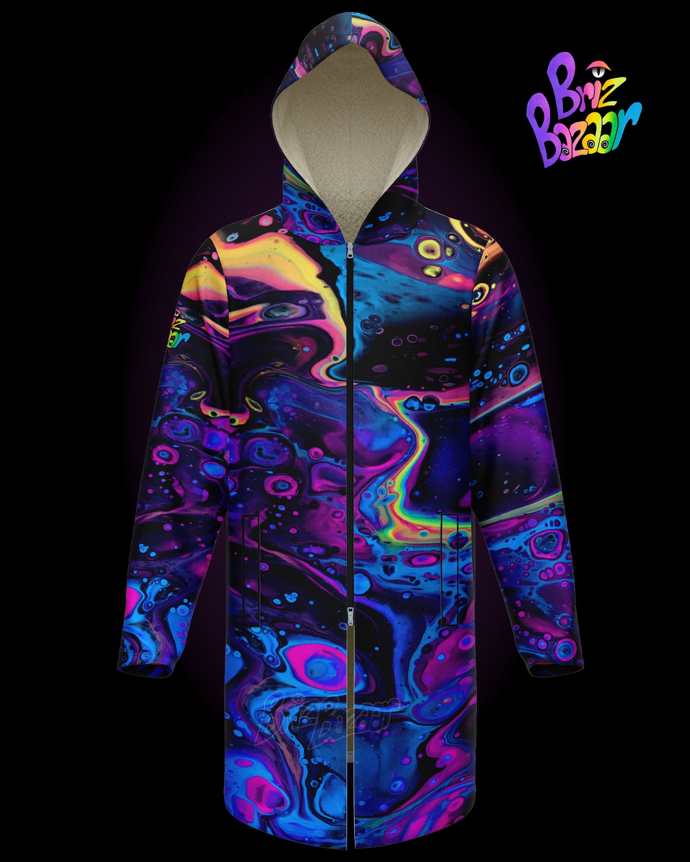 Acidbath Rebel Cloak – Dark Psychedelic Streetwear – Brizbazaar