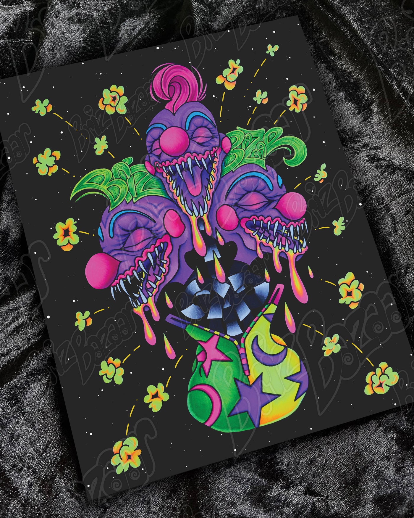 8" x 10" Art Print of Kosmic Klownz