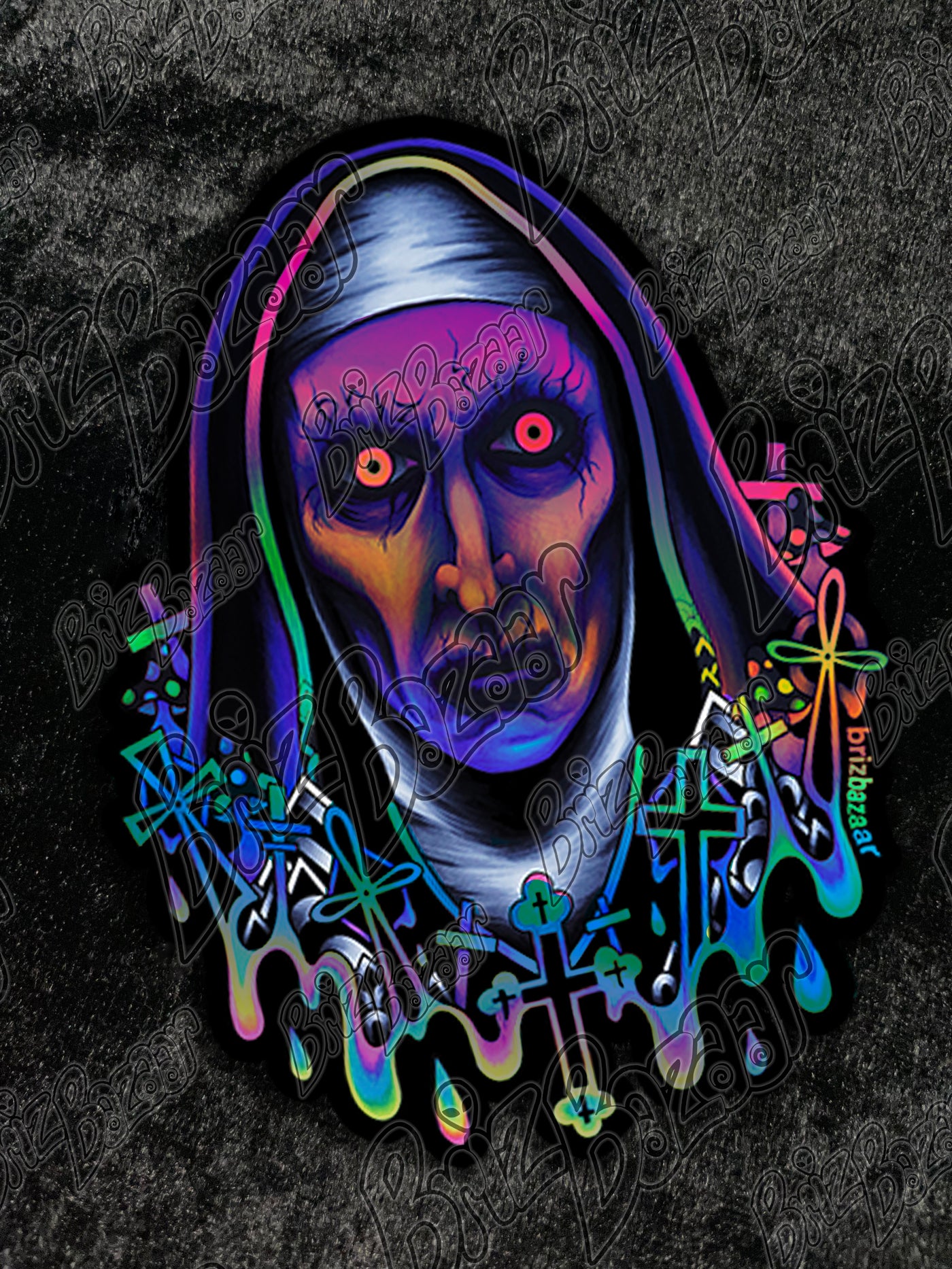 Holographic sticker of Twizted Sister