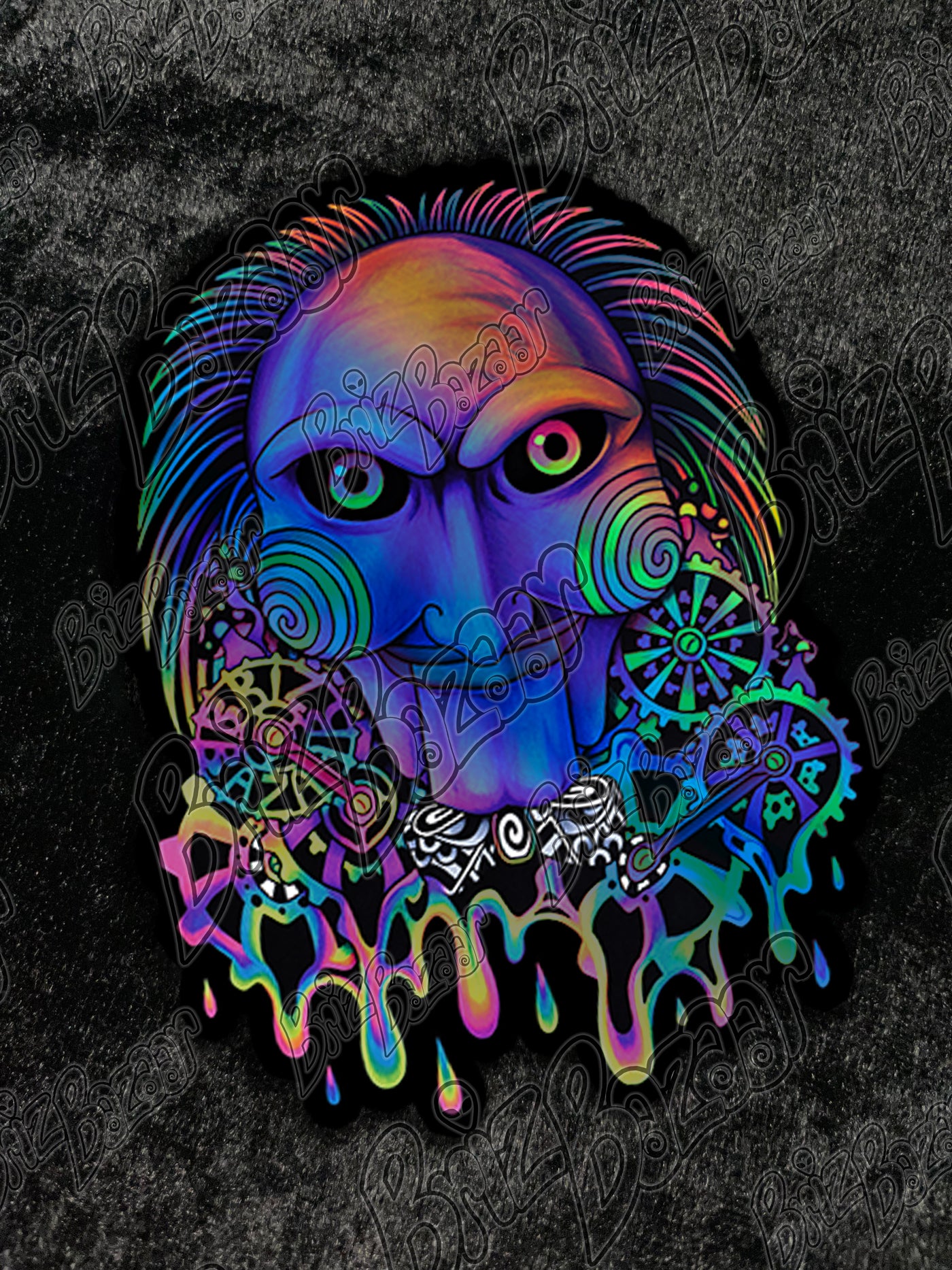 Holographic sticker of PSYcho Puppet