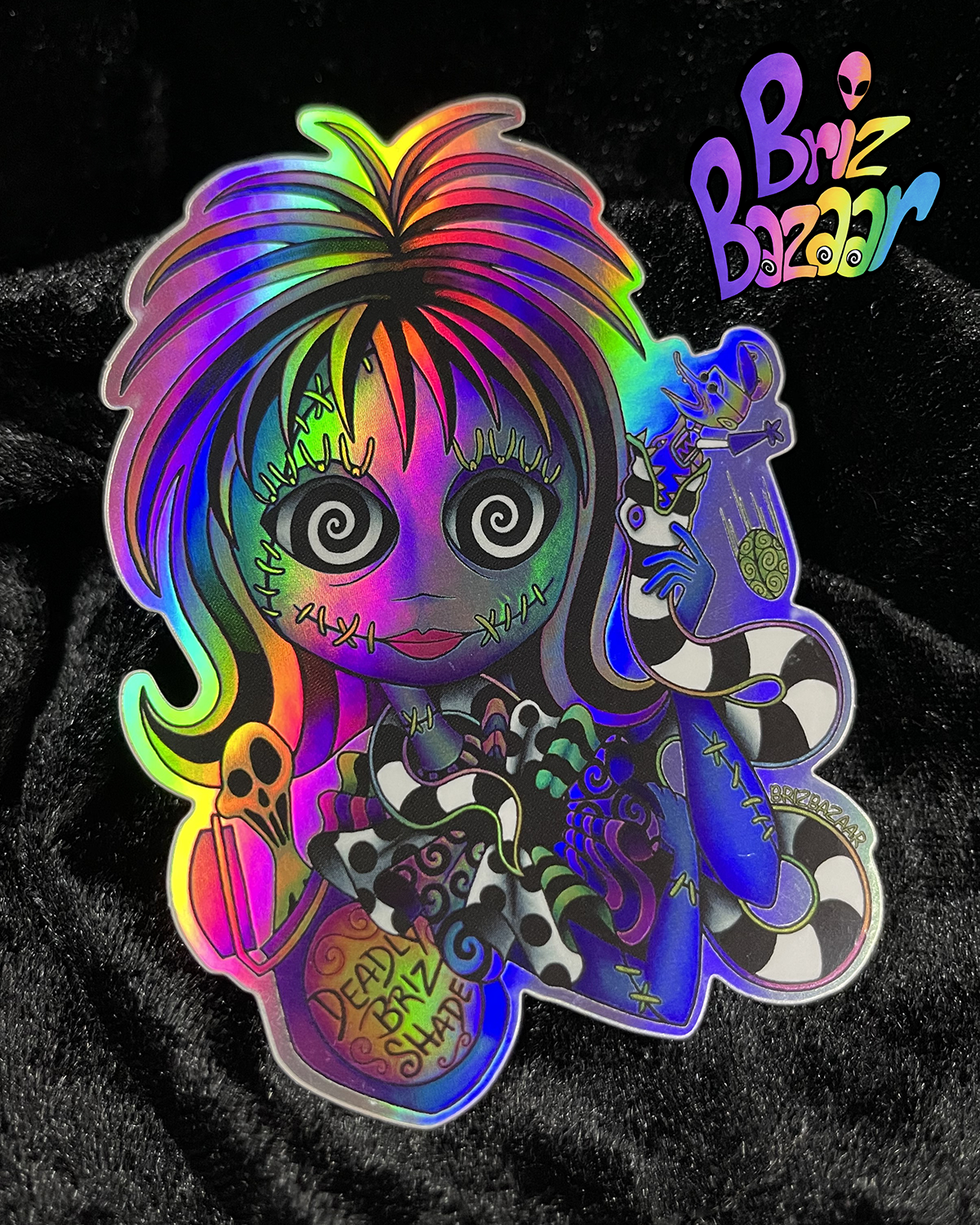 Holographic sticker of Lydallyia