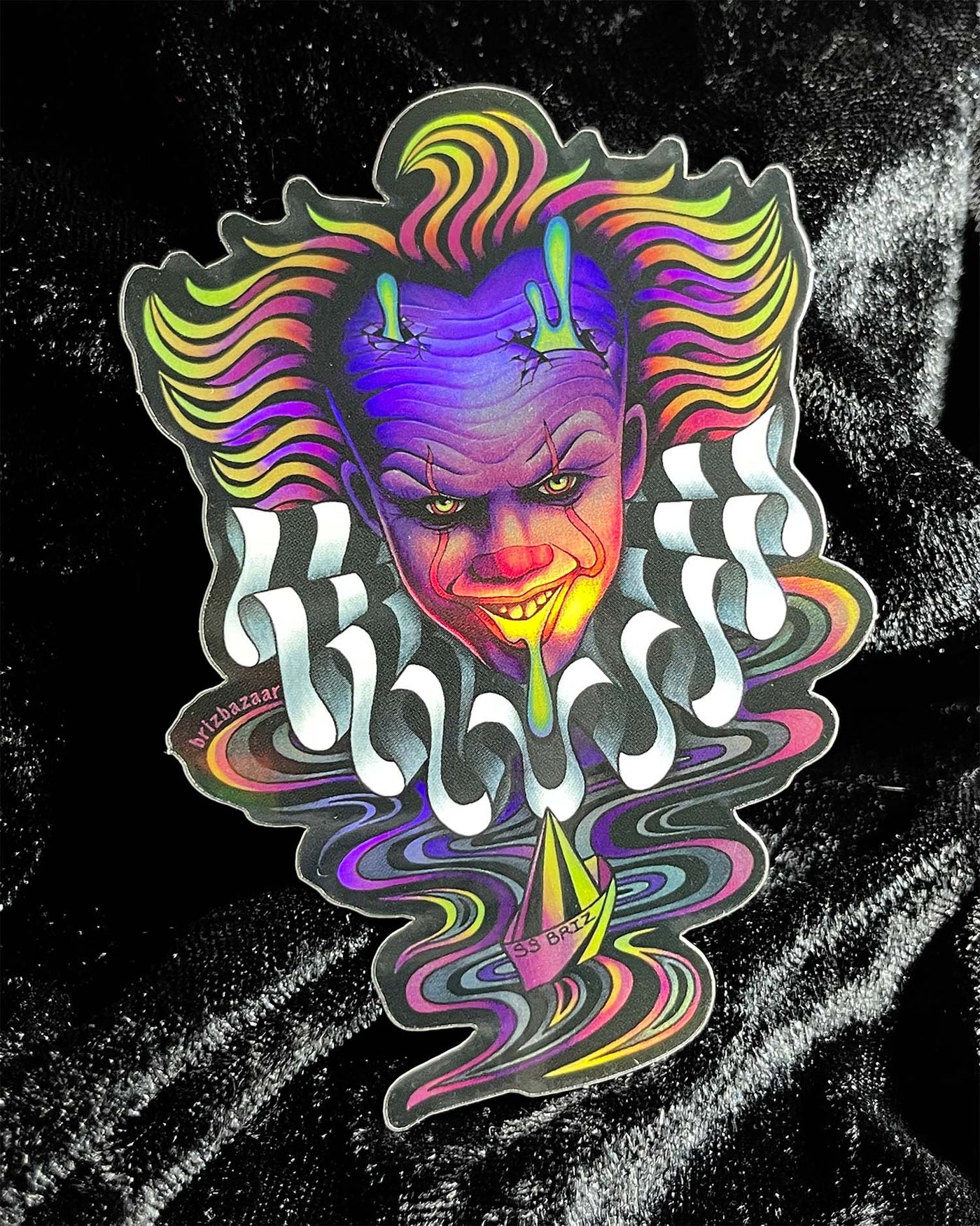 Holographic sticker of BRIZZYWIZE
