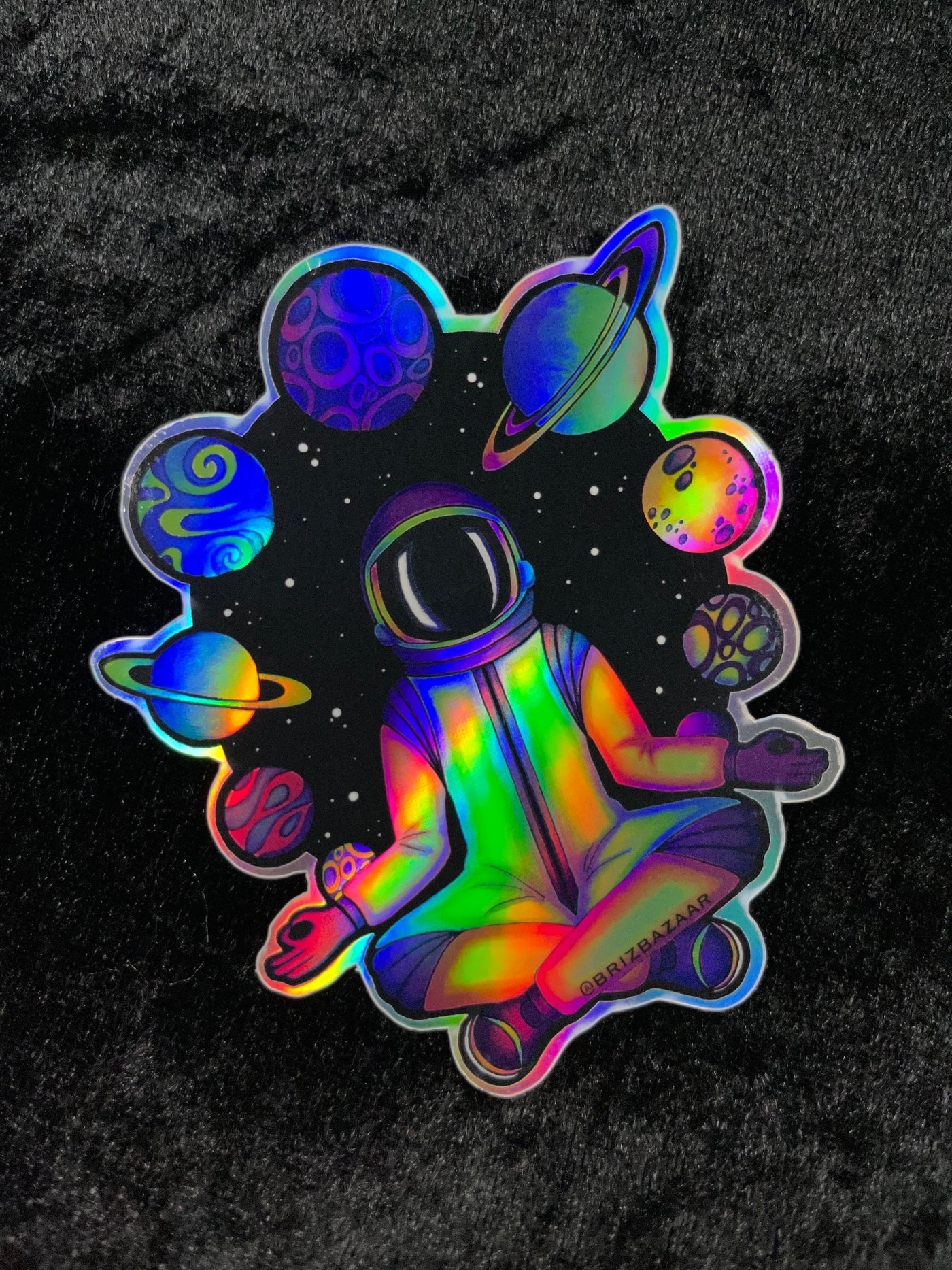 Holographic sticker of Acidnaut