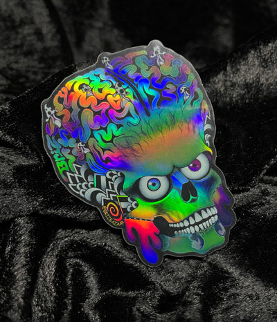 Holographic sticker of Ack Ack