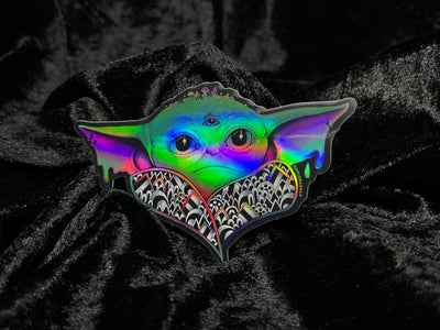 Holographic Sticker of Mystic Baby