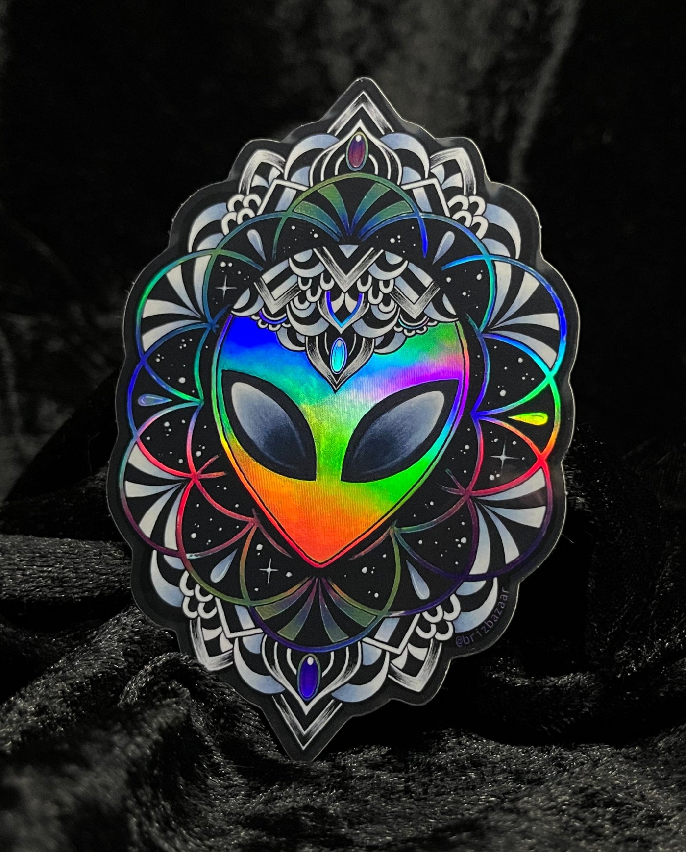 Holographic sticker of Conscious Cosmos