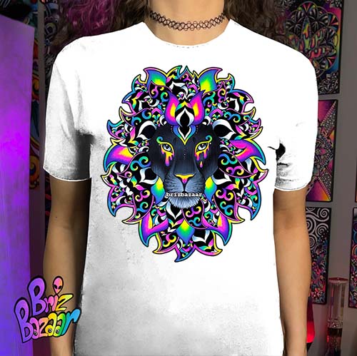 UNISEX Tee of Electric Lion