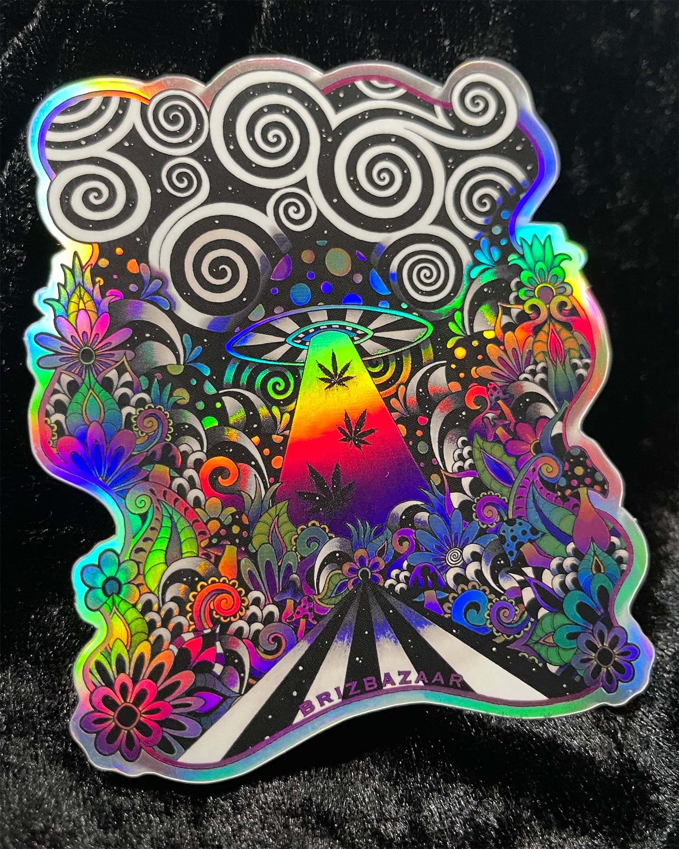 Holographic sticker of Brizland