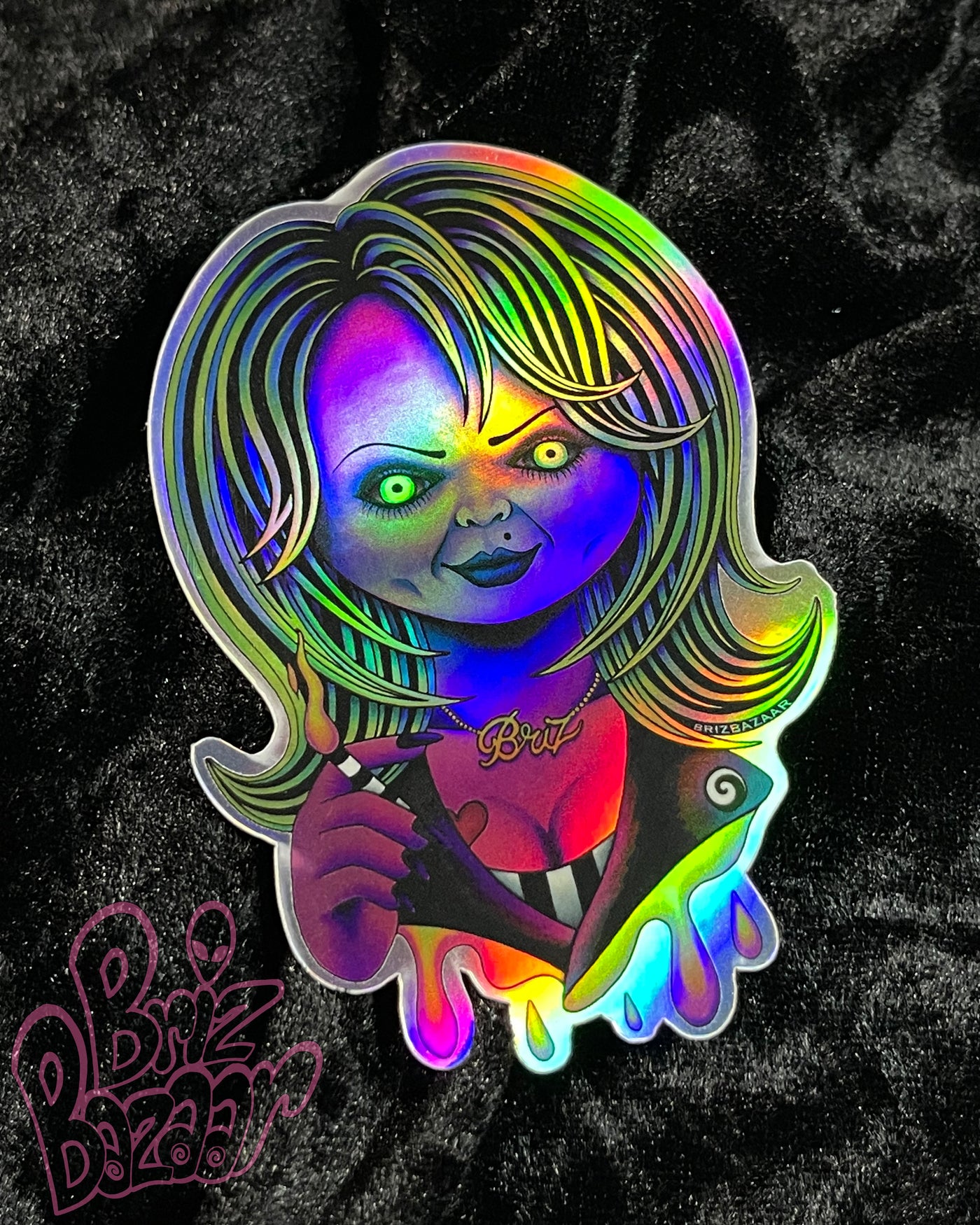 Holographic Sticker of PSY BRIDE